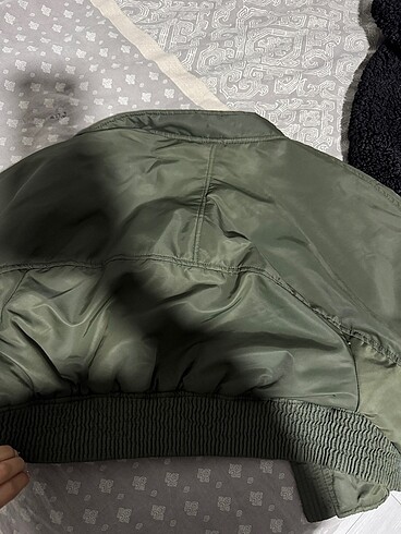 s Beden haki Renk Zara Yeşil Bomber Ceket