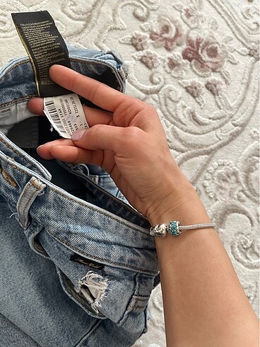 xs Beden Mavi Star Jean