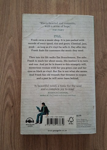 Beden Rachel Joyce - The Music Shop - English Novel