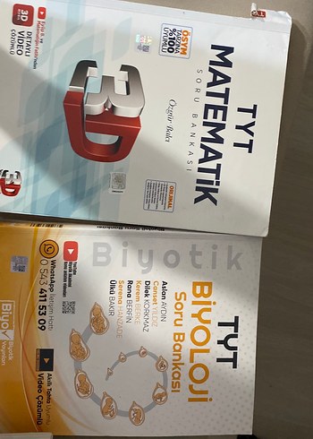 TYT Matematik ve Biyoloji Soru Bankaları