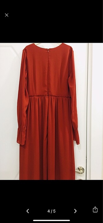 xl Beden bordo Renk Günlük şık elbise