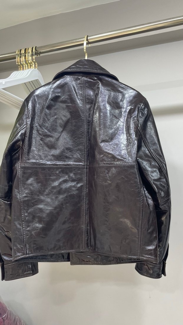 Zara deri ceket - Görsel 2