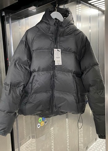 Zara kaz tüyü mont - Görsel 2