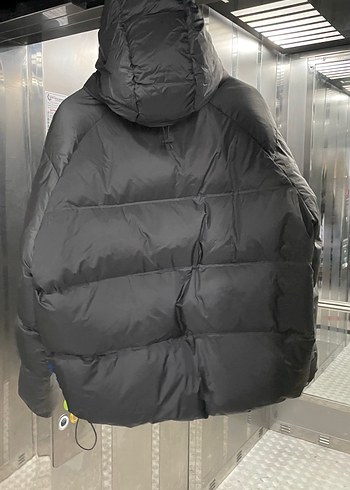 Zara kaz tüyü mont - Görsel 3