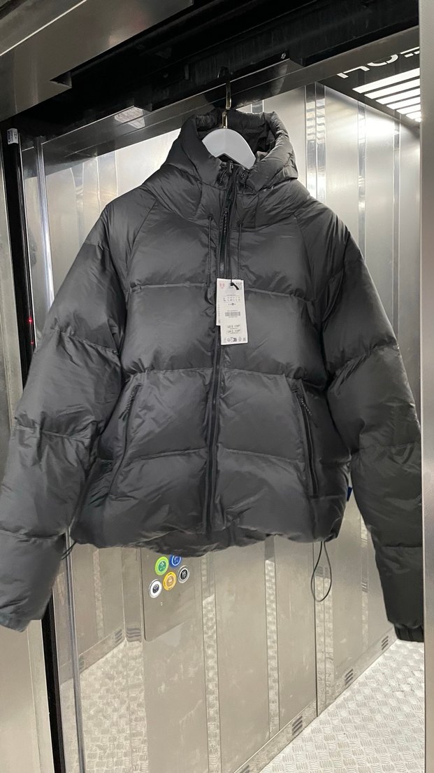 Zara kaz tüyü mont - Görsel 2