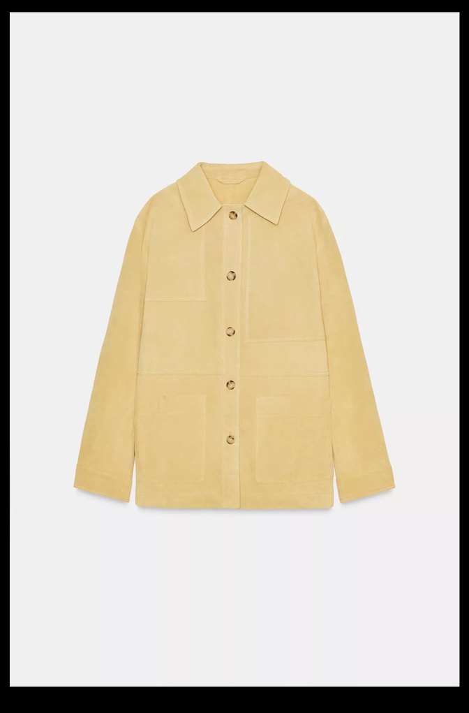 Zara süet ceket - Görsel 2