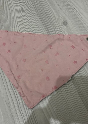 LCW Desenli Beyaz Bebek Mama Önlüğü - Görsel 3