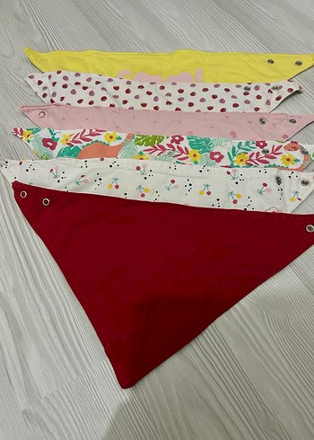 LCW Desenli Beyaz Bebek Mama Önlüğü - Görsel 7