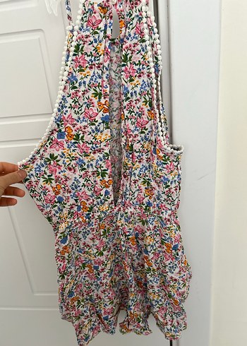 HM Çiçek Desenli Bohem Uzun Tulum - Görsel 5