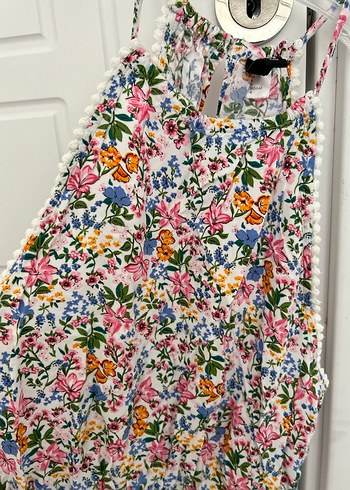 HM Çiçek Desenli Bohem Uzun Tulum - Görsel 9