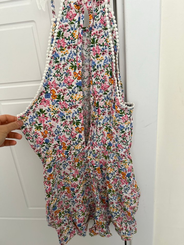 HM Çiçek Desenli Bohem Uzun Tulum - Görsel 5