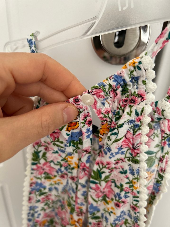 HM Çiçek Desenli Bohem Uzun Tulum - Görsel 4