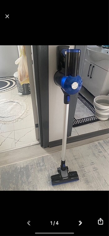 Şarjlı süpürge