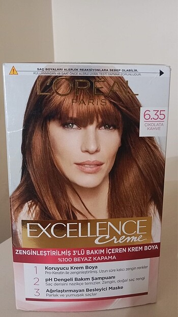 Loreal Paris Excellence 6.35 Çikolata Kahve saç boyası