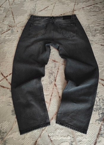 Koton Distressed Siyah Straight Fit Jeans - Görsel 2