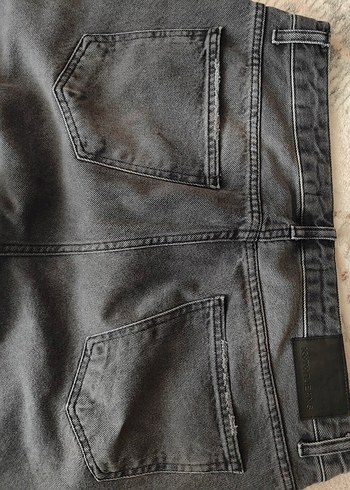 Koton Distressed Siyah Straight Fit Jeans - Görsel 4