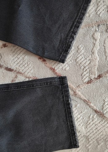 Koton Distressed Siyah Straight Fit Jeans - Görsel 5