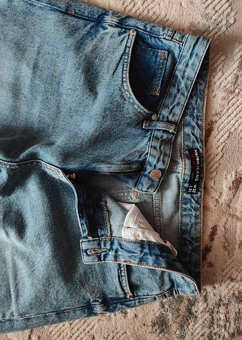 Koton Vintage Washed Straight Fit Jeans - Görsel 3