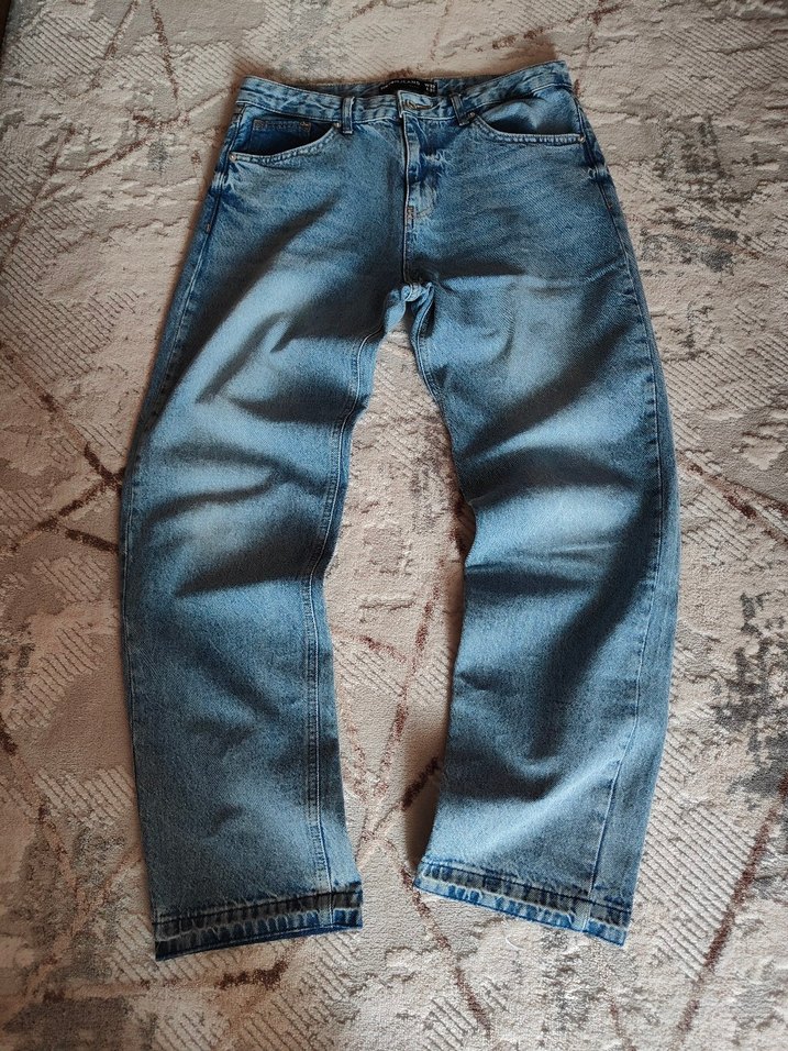 Koton Vintage Washed Straight Fit Jeans - Görsel 2