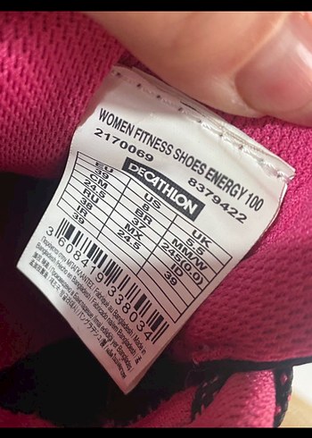 Pembe Bağcıklı Kadın Spor Ayakkabı - Görsel 2