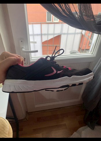 Pembe Bağcıklı Kadın Spor Ayakkabı - Görsel 6