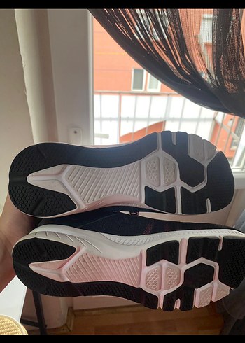 Pembe Bağcıklı Kadın Spor Ayakkabı - Görsel 5