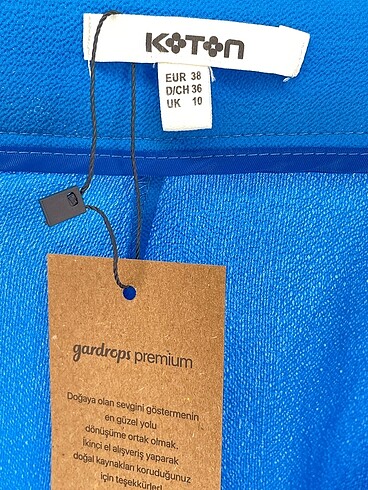 38 Beden mavi Renk Koton Mini Şort %70 İndirimli.