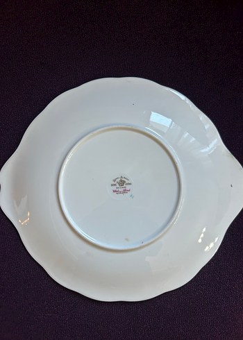 Royal Albert Turkuaz Desenli Porselen Servis Tabağı 25 cm çap - Görsel 3