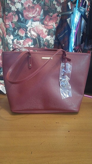 nine west bordo çanta