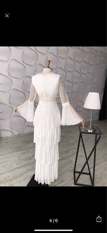 s Beden beyaz Renk Ömür inn özel tasarım elbise