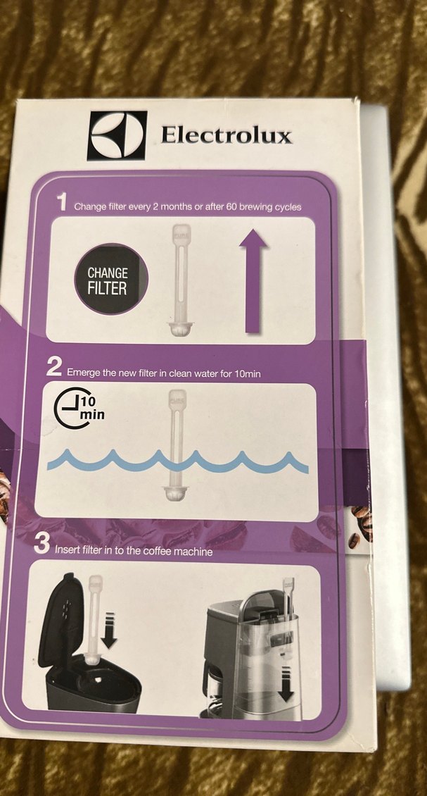 Electrolux Saf Su Filtresi  ELECTROLUX FİLTRE KAHVE MAKİNESİ - Görsel 2