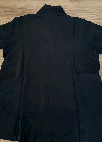 Erkek Siyah Uzun Kollu Polo Tişört - Görsel 3