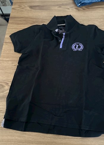 Erkek Siyah Uzun Kollu Polo Tişört - Görsel 2