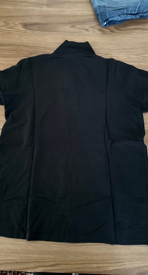 Erkek Siyah Uzun Kollu Polo Tişört - Görsel 3