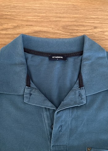 Mavi Kısa Kollu Polo Tişört LC WAIKIKI - Görsel 2