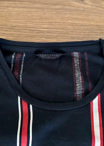 Çizgili Kısa Kollu Erkek Tişört LC WAIKIKI - Görsel 2