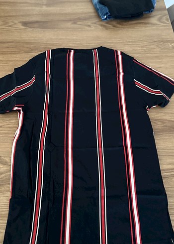 Çizgili Kısa Kollu Erkek Tişört LC WAIKIKI - Görsel 3