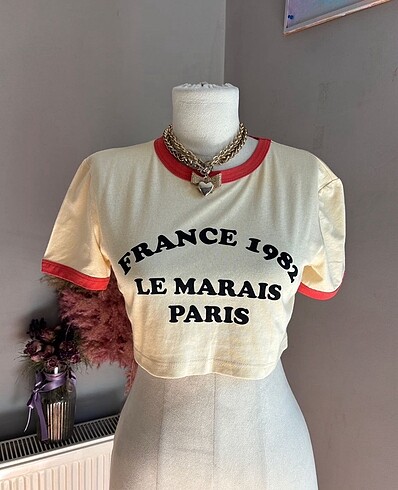 Zara zara crop tişört