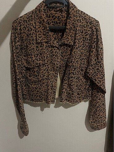 Leopar kot ceket