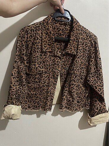 s Beden Leopar kot ceket