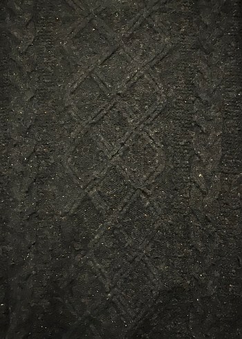 Siyah Örgü Kadın Kazak - Görsel 4