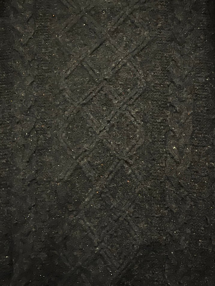 Siyah Örgü Kadın Kazak - Görsel 4