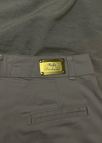 Bej Rahat Kesim kadın Midi vintage Şort - Görsel 2