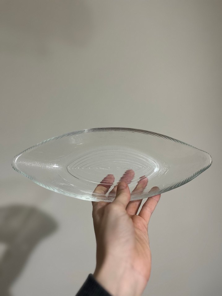 Beyaz Yaprak Şeklinde Servis Tabağı - Görsel 3