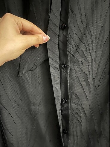 34 Beden Kolları lastikli oversize elbise
