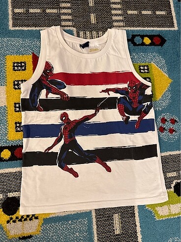 Erkek çocuk kolsuz tişört SpiderMan