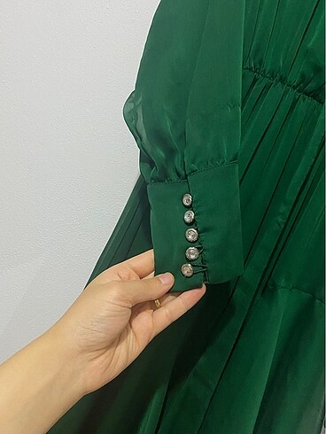 Janjan tesettür elbise - Görsel 5