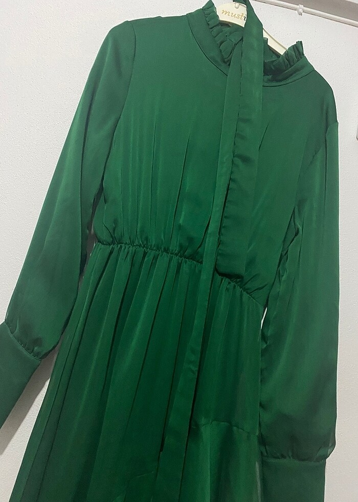 Janjan tesettür elbise - Görsel 4