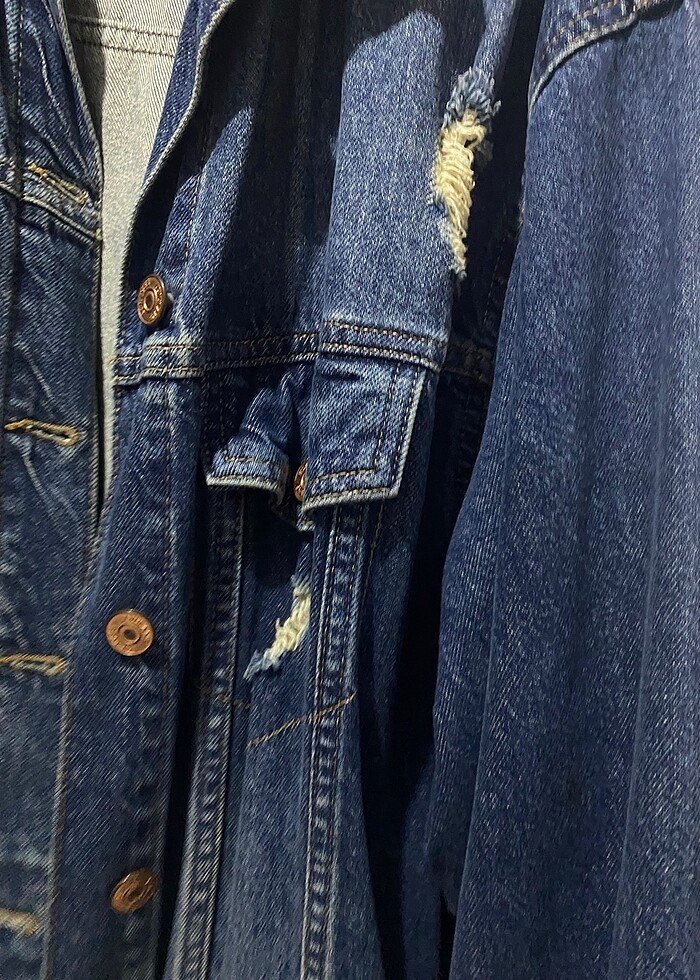 Boyfirend kot ceket - Görsel 2