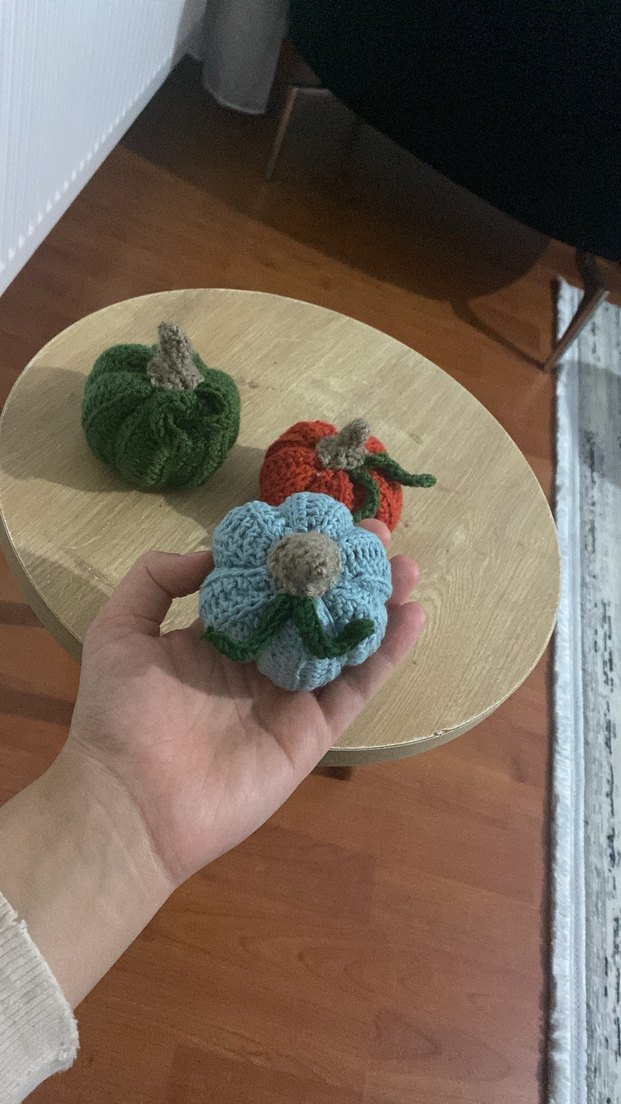 El Örgüsü Bohem Kabak Süsleri - Görsel 3